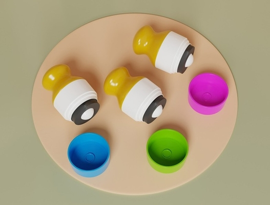 100ml Round Plastic Essential Oil Roller Bottles