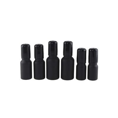 Round Mini Roll On Perfume Bottles 5ml 10ml 15ml Aluminum Cap For Personal Care