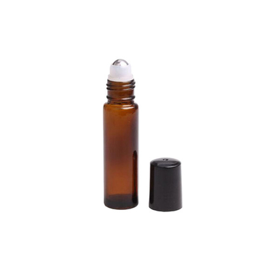 Wholesale Roller Bottles For Essential Oils ‌Black Plastic Cap Metal Ball 10ml Colored Roller Bottles