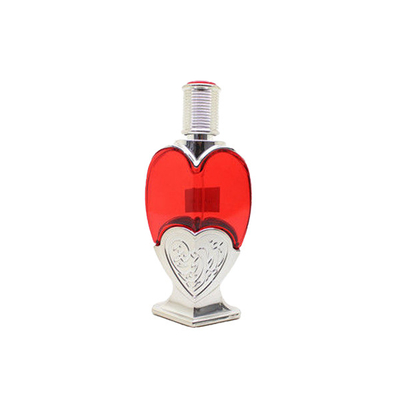 Round Tall Shape Perfume Stick Glass Bottle Hot Stamping Logo With Silver Spray