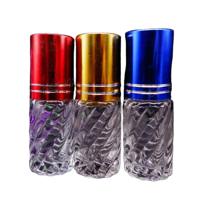 Wholesale Glass Roller Bottles With Roll On Aluminium Cap Glass Refill Empty Roller Vials Hot Stock