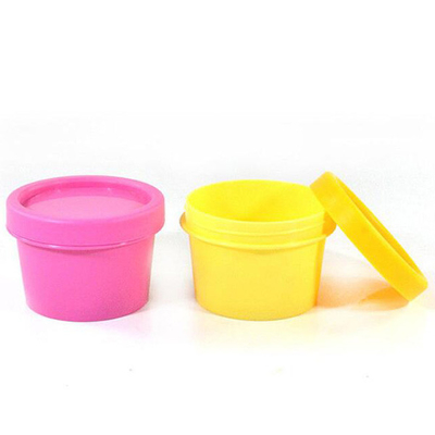 Empty PP Colorful Plastic Face Mask Jar 50g 100g 200g For Skincare Cream Packaging