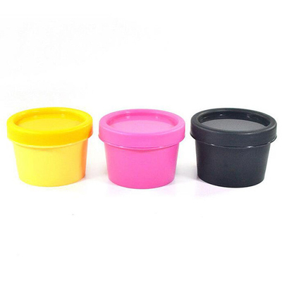 Empty PP Colorful Plastic Face Mask Jar 50g 100g 200g For Skincare Cream Packaging
