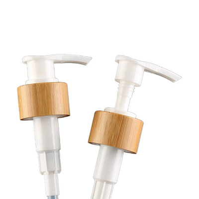 28/410 Bamboo Lotion Dispenser Black White Wooden Soap Dispenser 24/410 Bamboo Hand Lotion Pump Dispenser For Bottle