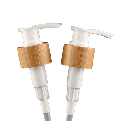 28/410 Bamboo Lotion Dispenser Black White Wooden Soap Dispenser 24/410 Bamboo Hand Lotion Pump Dispenser For Bottle