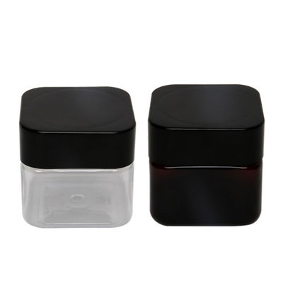 Customizable 58mm PP Plastic Square Matte Black Honey Bottle Cap
