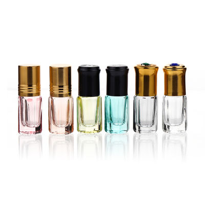 ‌Custom Colored Small Glass Roller Bottles 3ml 6ml 10ml With Metal Plastic Ball‌ For Perfume & Aromatherapy‌