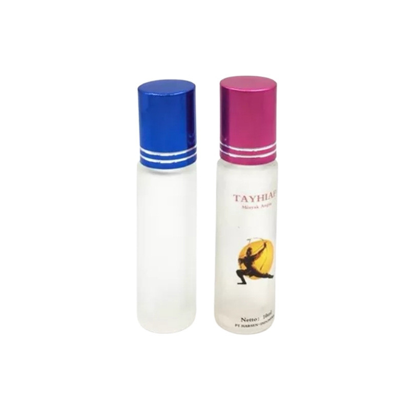 Portable Clear Empty Glass Rollerball Bottles For Essential Oils And Fragrances