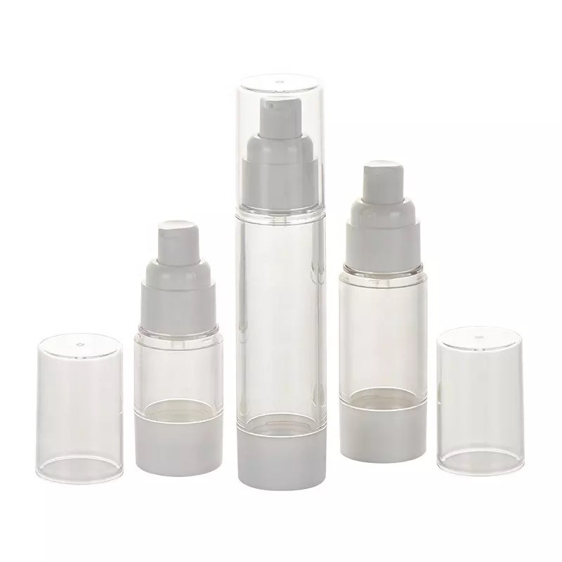 30ML Plastic PET PETG Hook Bottle Hand Sanitizer Bottle Trapezoid Transparent Bottle With Screw Cap