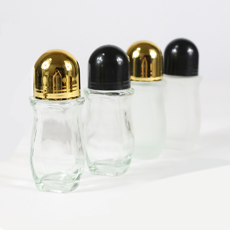 ‌50ml Refillable Large Glass Roll On Bottles Triple Seal Roller Dispenser For Essential Oil & Personal Care