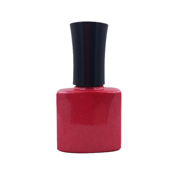 Matte Surface Empty Glass Nail Polish Bottles , Oval Empty Nail Polish Bottles With Brush