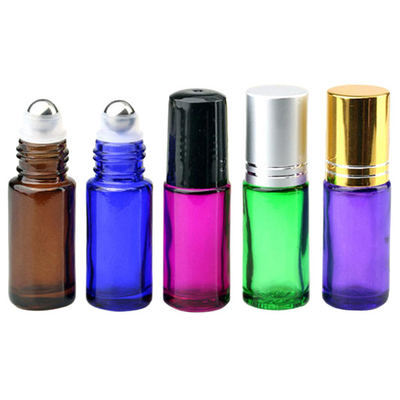 정유 젖빛 유리 롤러는 스테인리스 롤러를 가진 4ml 6ml 8ml 10ml를 병에 넣습니다