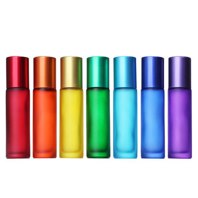 10ml 둥근 빈 롤러 유리 병 화장품 포장품 빈 에센셜 오일 롤 온 병